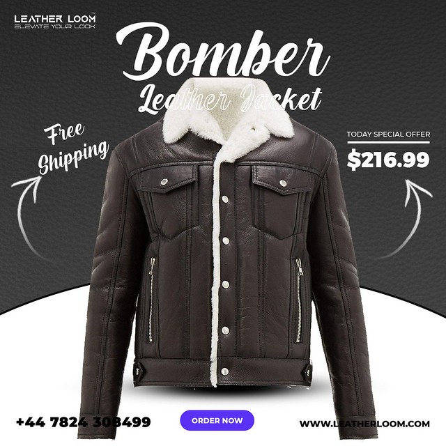 STREETSTYLE SHEARLING JACKET FOR MEN