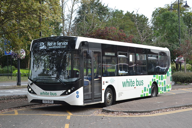 White Bus 54 YX70OHS