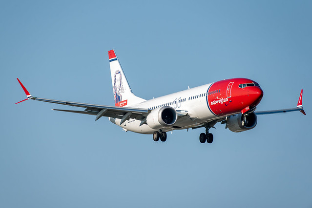 Norwegian Air Shuttle Boeing 737-8 MAX LN-FGH Anders Celsius