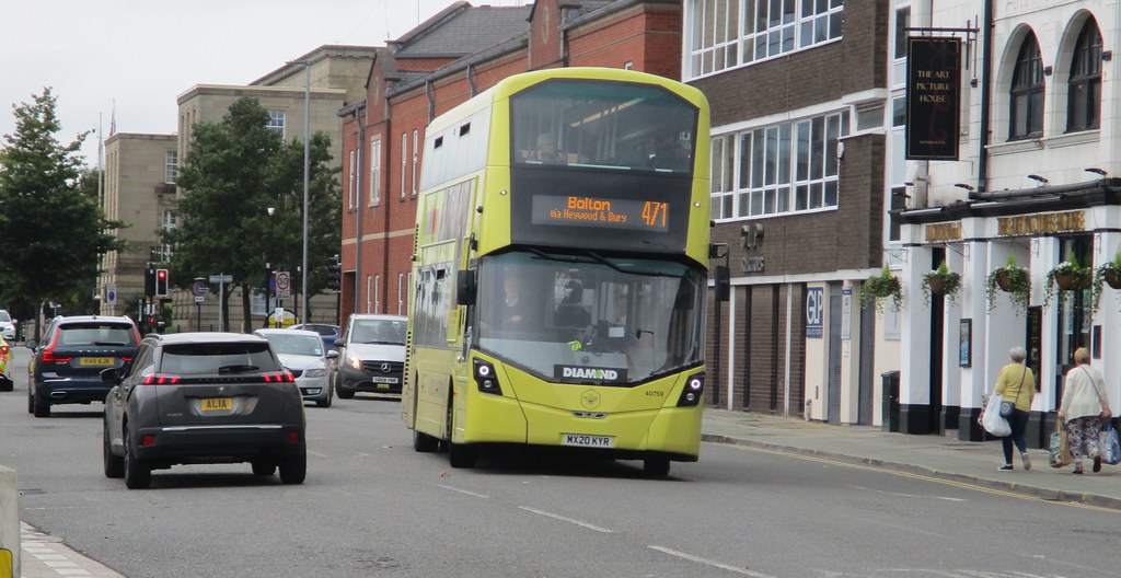 Diamond North West Bus - 40759 (MX20 KYR) in #BeeNetwork livery
