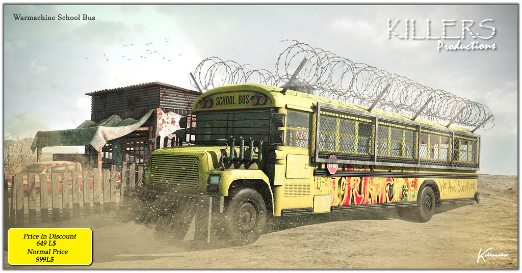 "Killer's" WarMachine School Bus On Discount @ TresChic Event Starts from 17th Sept