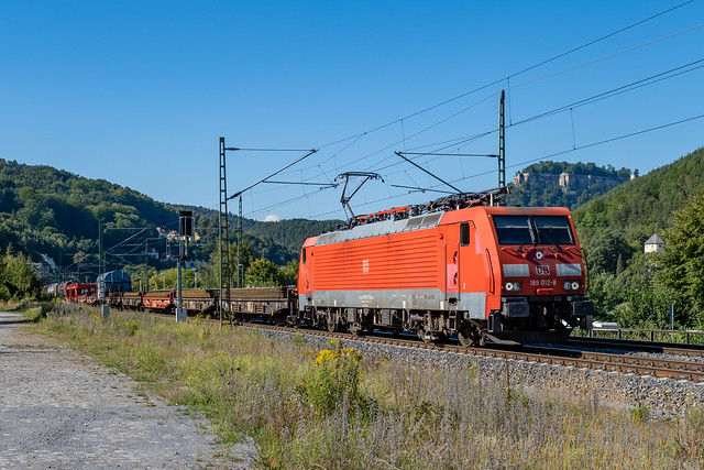 189 012-8 DB Cargo Königstein (Sächs Schweiz) 15.09.23