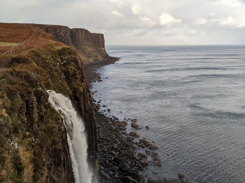 things to do in Isle of Skye in winter - Kilt Rock