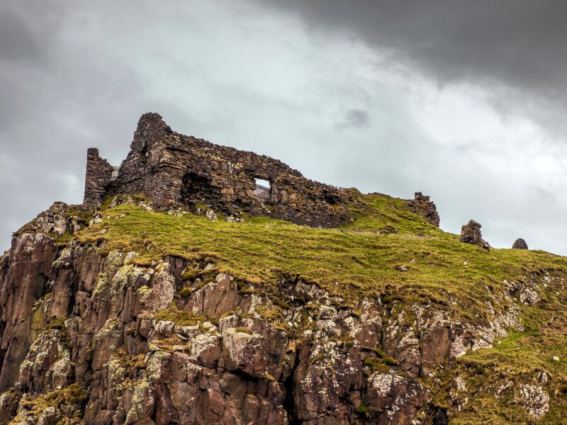 things to do in Isle of Skye in winter - Duntulm Castle