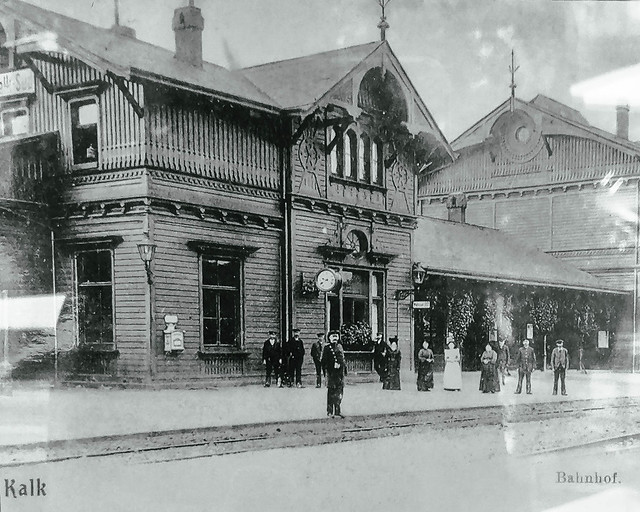 Bahnhof Kalk 1886/ 1908 abgebrochen