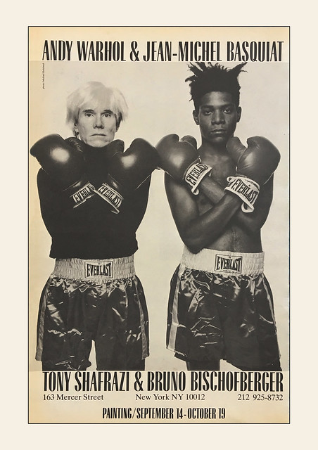 Warhol & Basquiat exhibition poster