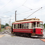 Portuguese Visitor CCFP (Porto, Portugal) tram 172 at the Rockhill Trolley Museum in Orbisonia, PA