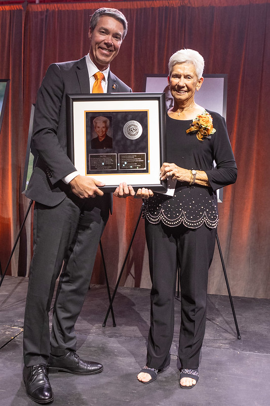 Oklahoma State University Athletics "Hall of Honor" Induction Ceremony, Friday, September 15, 2023, Gallagher-Iba Arena, Stillwater, OK./Bruce Waterfield-OSU Athletics