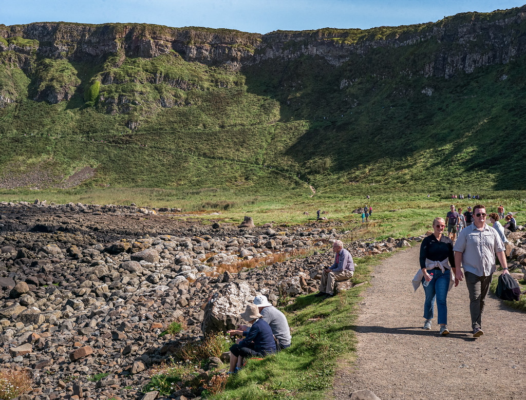 At the Giant's Causeway