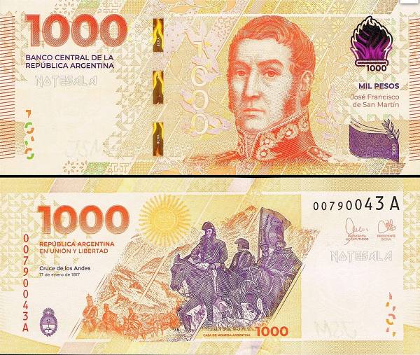 Argentina - 1.000 Pesos-2023