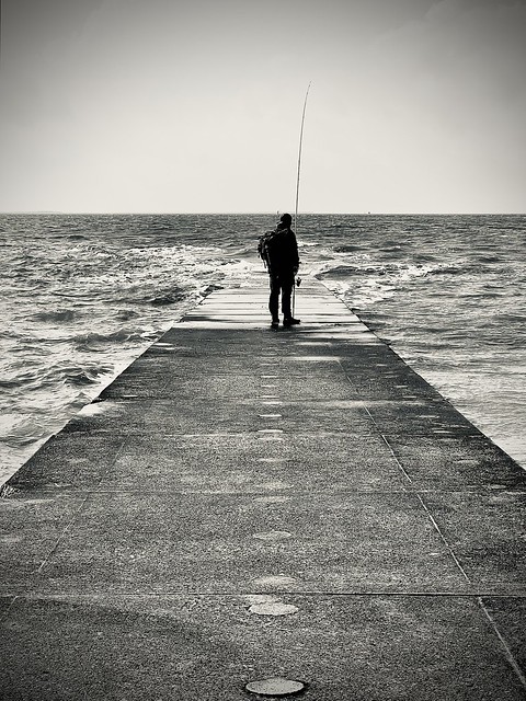 Borkum - The Fishing Man