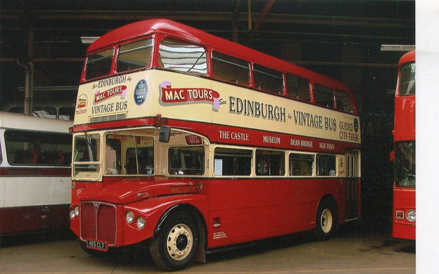 Lothian Transport / Mac Tours . Edinburgh , Scotland . RMC1485 485CLT. GVVT Bridgeton , Glasgow , Scotland .
