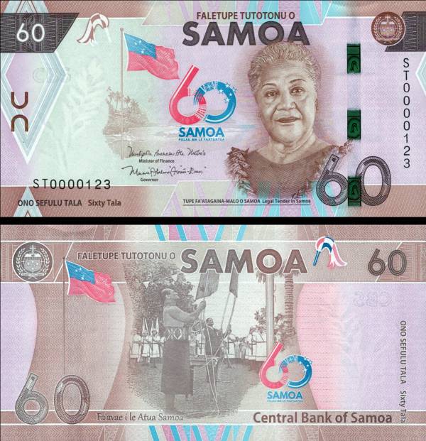 Samoa new 60-tala independence-2023
