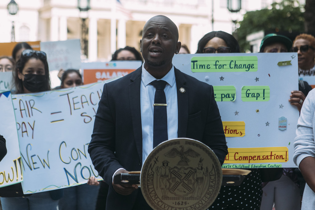 Council Member Kevin Riley and the BLAC Cacus Hold Press Conference ...