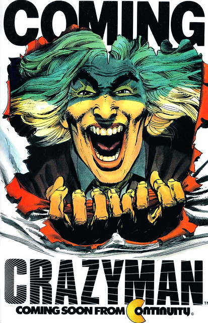 Crazyman: Comic Book Advertisement (Continuity Comics) 1991