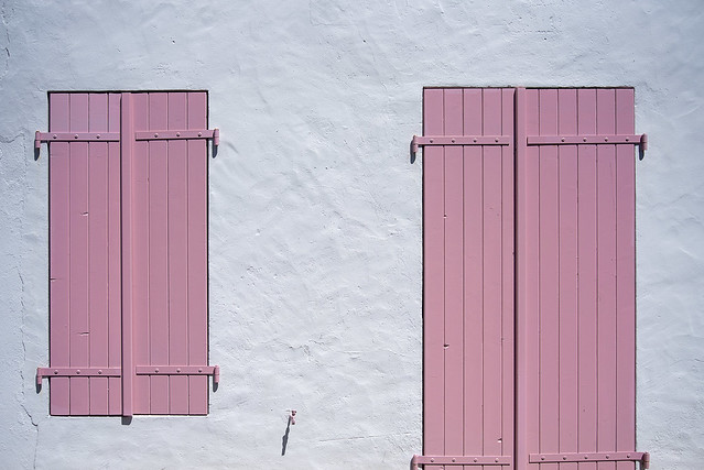 Pink shutters
