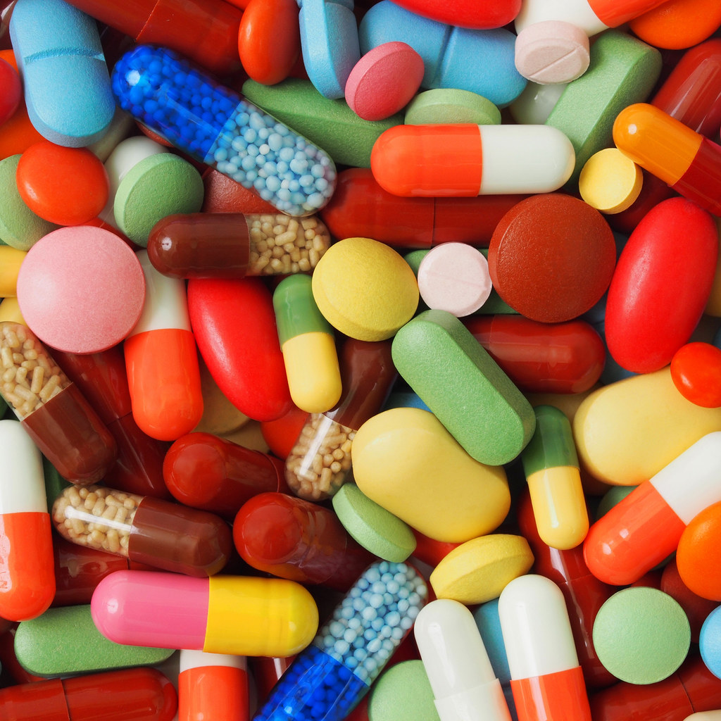 Image of colourfull medications.