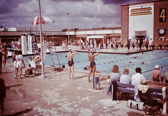 Found Photo - Swim Meet, 1986