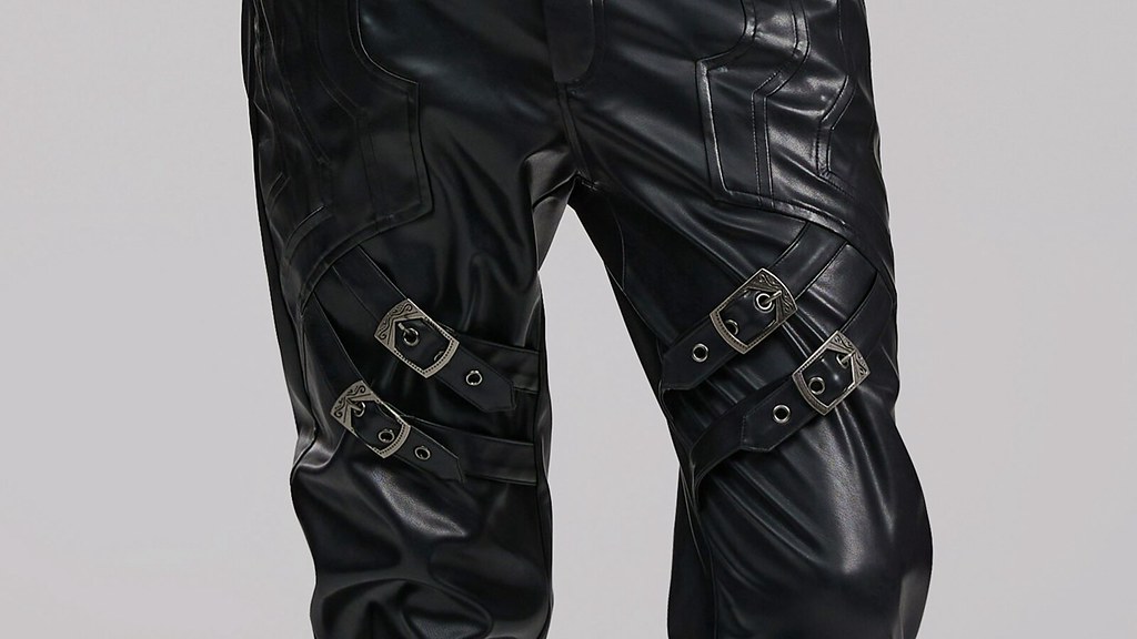 Punk Forbidden Musician Leather Geometric Trousers - Shop PUNK RAVE Men's  Pants - Pinkoi