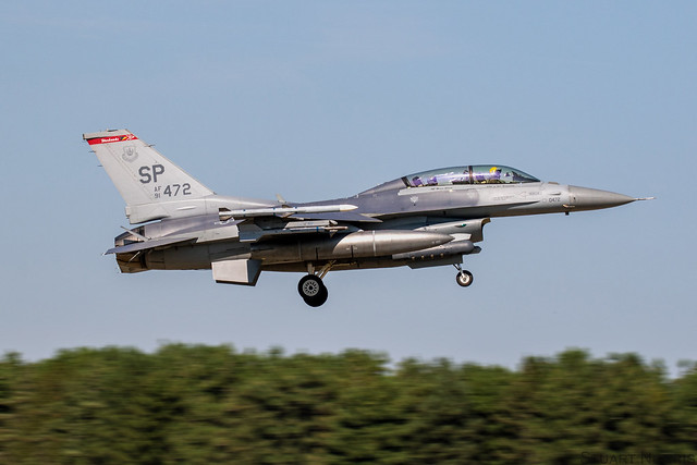 F-16DJ Fighting Falcon 91-0472 - 480th Fighter Squadron Spangdahlem AB