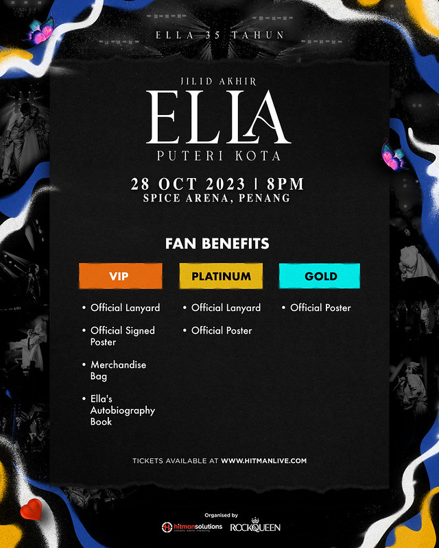 Konsert Jilid Akhir Ella Puteri Kota di Lokasi Ke-3 Pulau Pinang Dengan Harga Rahmah