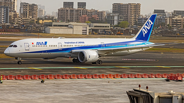 ANA (All Nippon Airlines) Boeing B787-9 Dreamliner JA898A Mumbai (BOM/VABB)