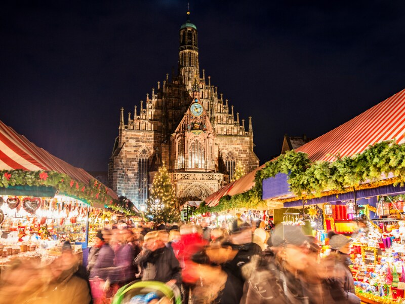 Nuremberg in winter and Christmas - Christmas market