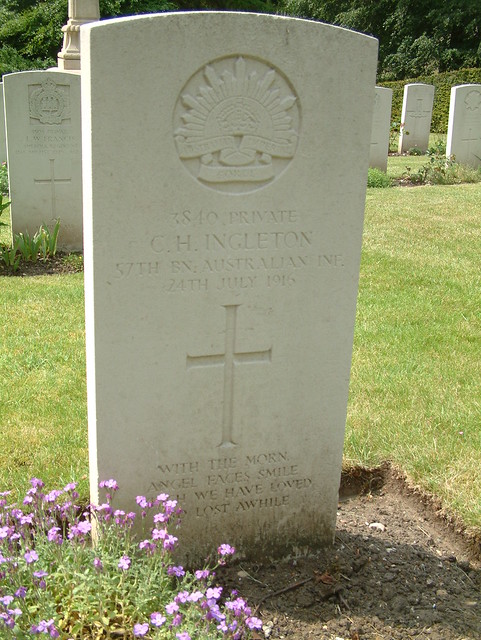 Private Charles Henry Ingleton, 57th Battalion AIF, 1916