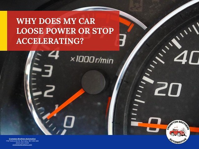 Car Looses Power or Stop Accelerating - Crompton Brothers Automotive