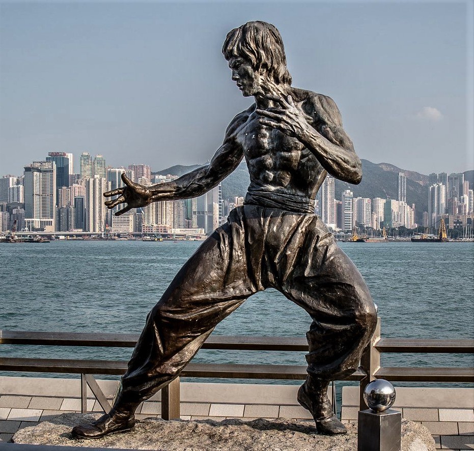 Bruce Lee Statue, Avenue Of Stars, Tsim Sha Tsui, Hong Kong, People's Republic Of China.