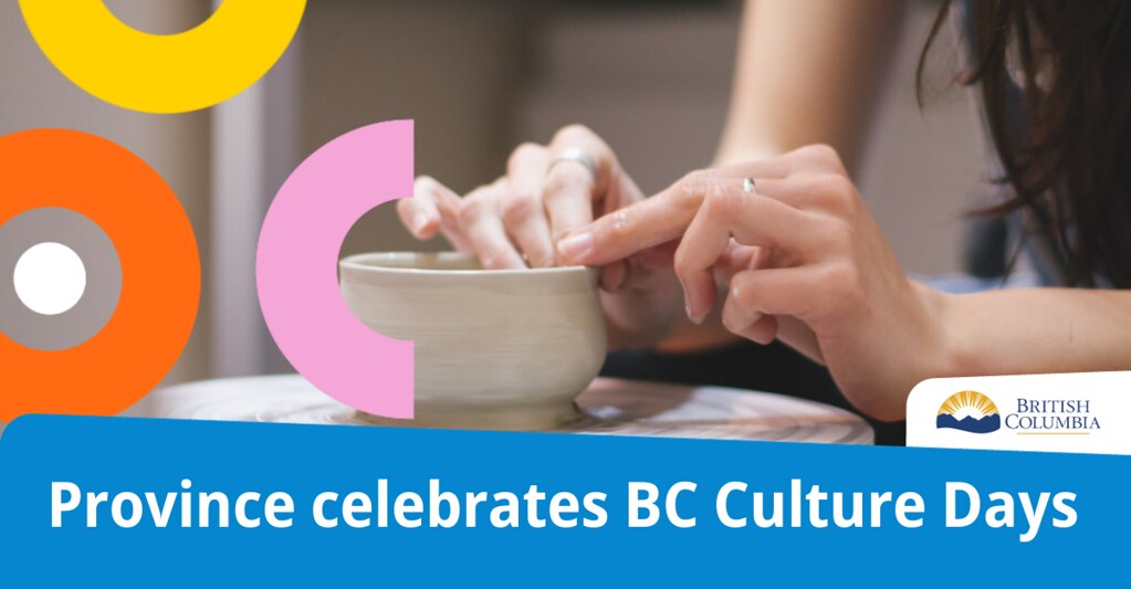 To celebrate BC Culture Days from Sept. 22 until Oct. 15, 2023, hundreds of free activities and events are scheduled throughout British Columbia.