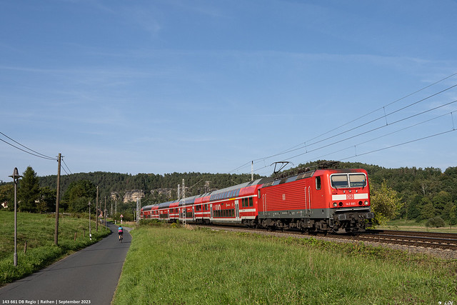 143 661 DB Regio | Rathen | September 2023