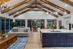 We always fall in love with high ceilings and exposed beams ud83dude18