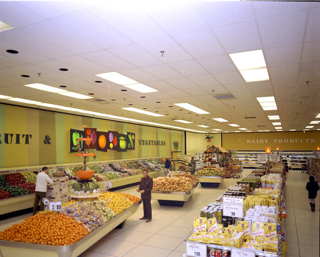Woodward's Food Floor, Northgate Shopping Centre, Edmonton, Alberta, 1970