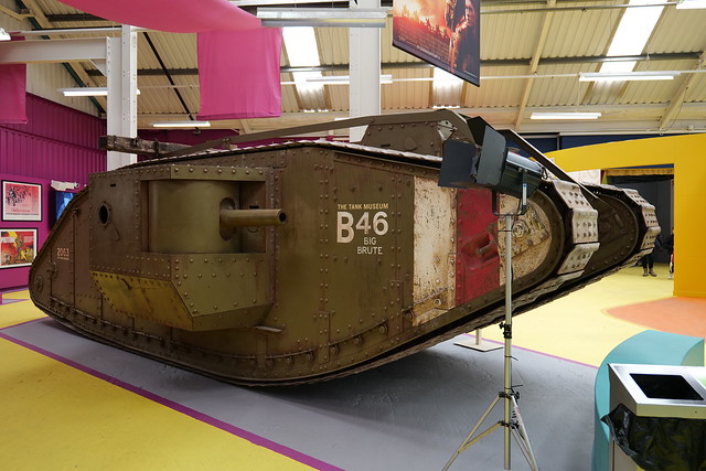 Mark IV Male Tank Replica 2063 B46 Big Brute at Bovington