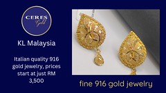 Malaysia Gold Jewelry, CERES Gold Top Jewelry Shop At Kuala Lumpur In Malaysia