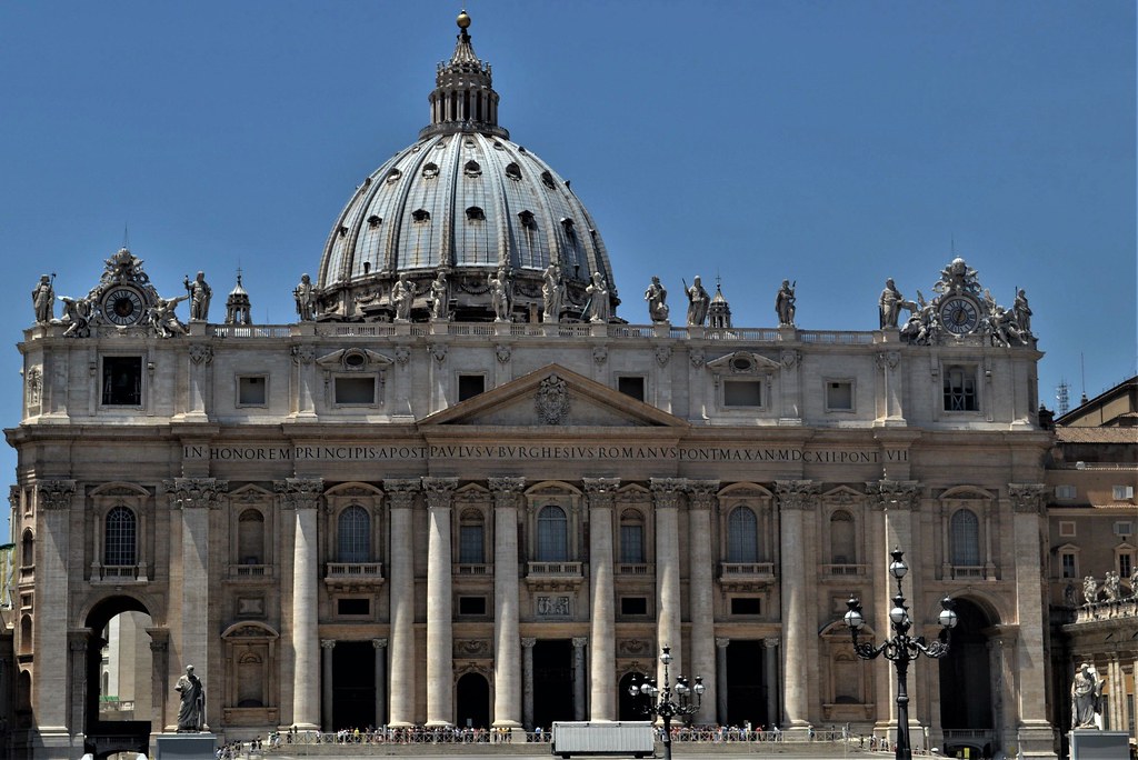 Maderno's Facade, St. Peter's Basilica, Vatican City.