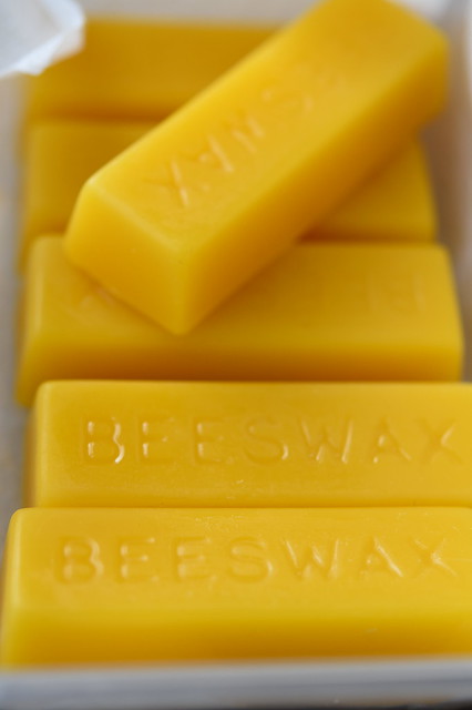 6 beeswax blocks