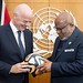 President of General Assembly Meets with President of FIFA
