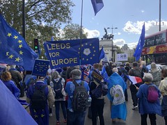 Leeds for Europe at the start of the march (pic 2)