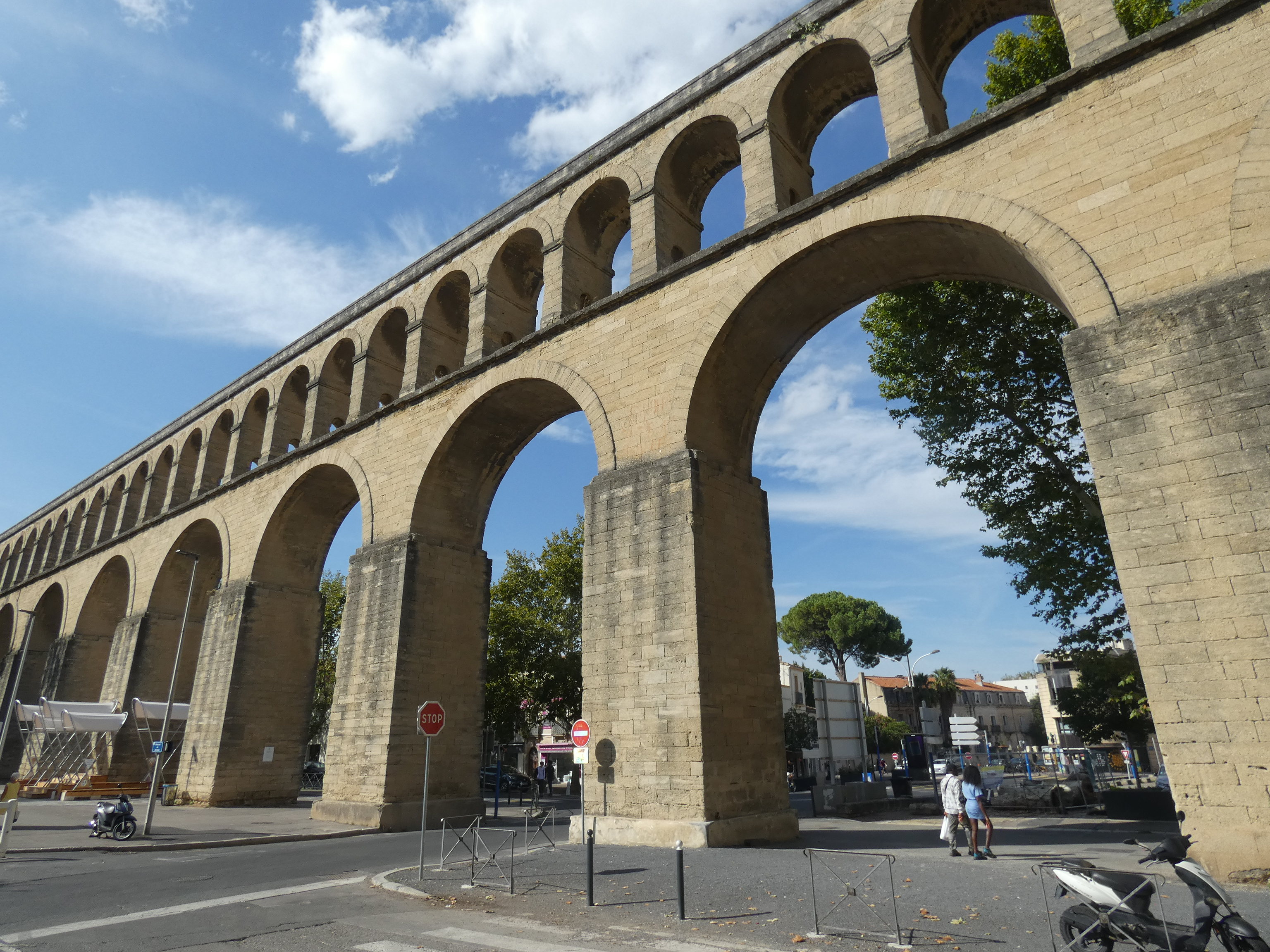 Saint-Clément Aqueduct, Montpellier, Hérault, France, 18 September 2023