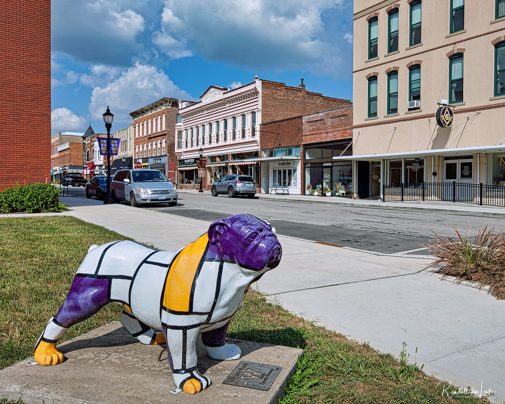 Rocky The Bulldog, WIU Mascot, Macomb, Illinois