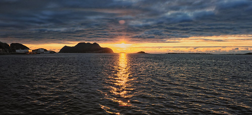 meer ocean sunrise norge norway water sun weather