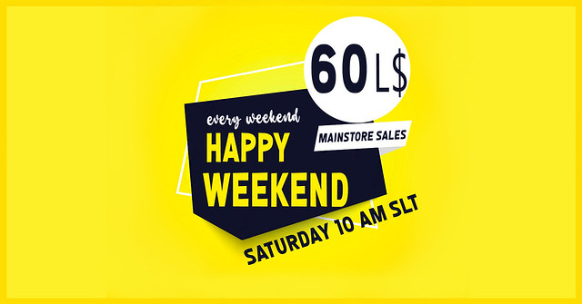 Happy Weekend sale is now!