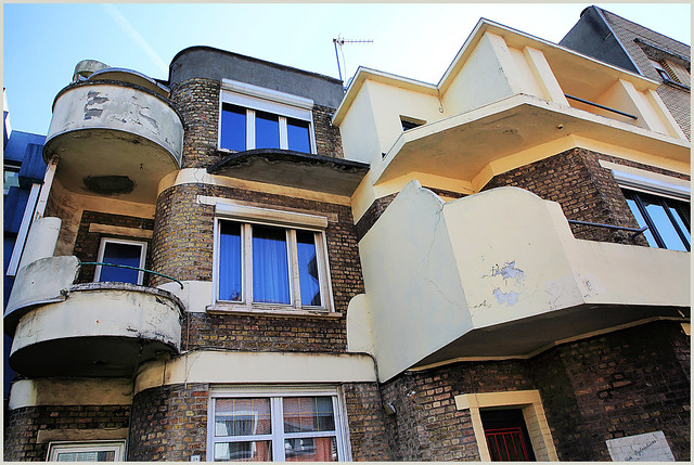 Maisons du quartier Excentric, Dunkerque, Hauts-de-France, France
