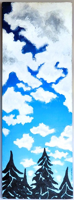 Art - sky and trees scene