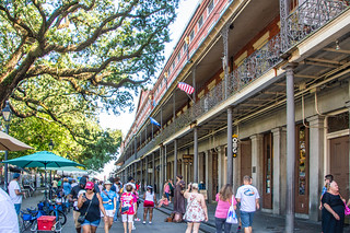 New Orleans St Peter Street, Jackson Square