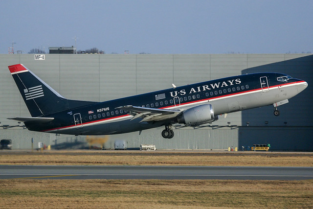 N371US - Boeing 737-3B7 - US Airways - KGSO - 07 Mar 2004