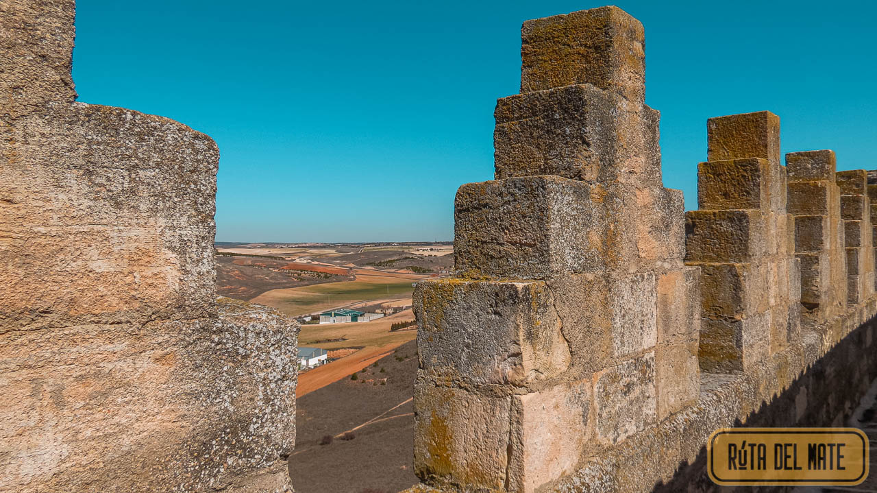 Detalles de la muralla del Castillo de Belmonte.
