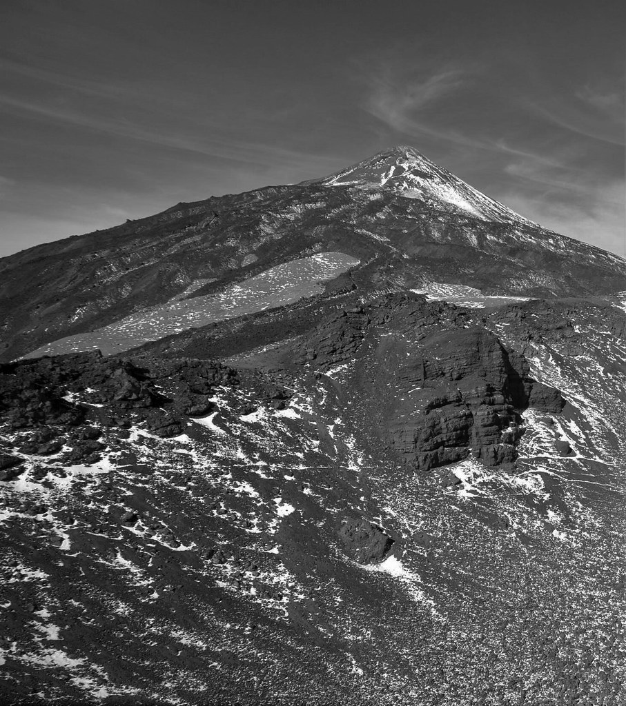 Black & White, Mount Teide - Pico Del Teide, 38300, Santa Cruz De Tenerife, Kingdom Of Spain.
